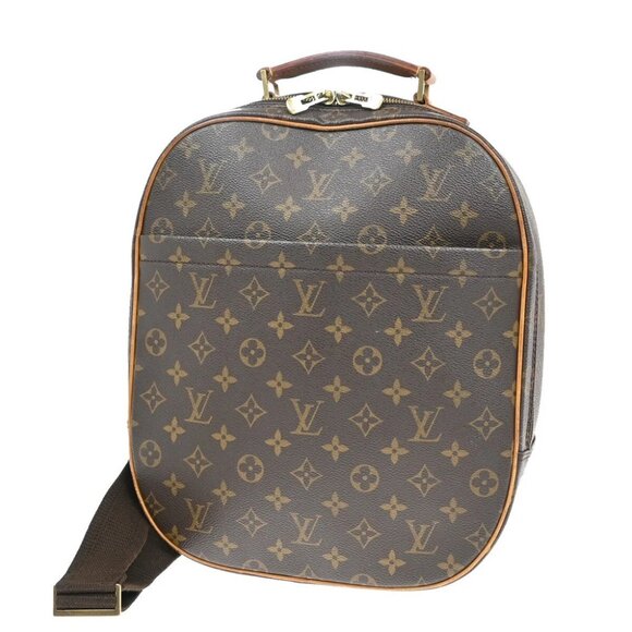 LOUIS VUITTON Packall Sac A Dos Body Bag Monogram Leather Brown M51132 93EE846 - Picture 1 of 16